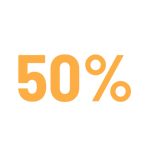 50%